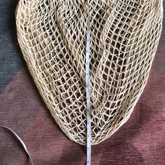 Eco Bags Go Green Sustainable Textile Boho Net Reusable Cotton Bag - Picture 9 of 9